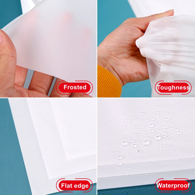 StoBag Degradable Frosted Transparent Self Adhensive Plastic Bags Clothes Package Eco Friendly Pouch Reusable Sealed Waterproof 4