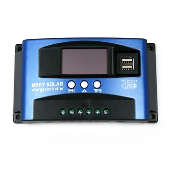 

Mini 12V 30A MPPT Solar Charge Controller USB LCD Display Auto Solar Cell Panel Charger Regulator Lithium Battery DIY
