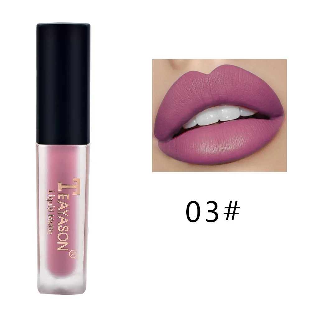 Матовая жидкая помада Batom 12 цветов водостойкая матовая rouge a levre longue tenue