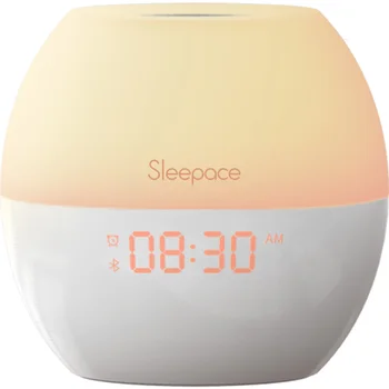 

Bluetooth Mute Creative LED Clock Snooze Mode Dimmable Color Change Smart Alarm Clock of Home Decorate Music Player