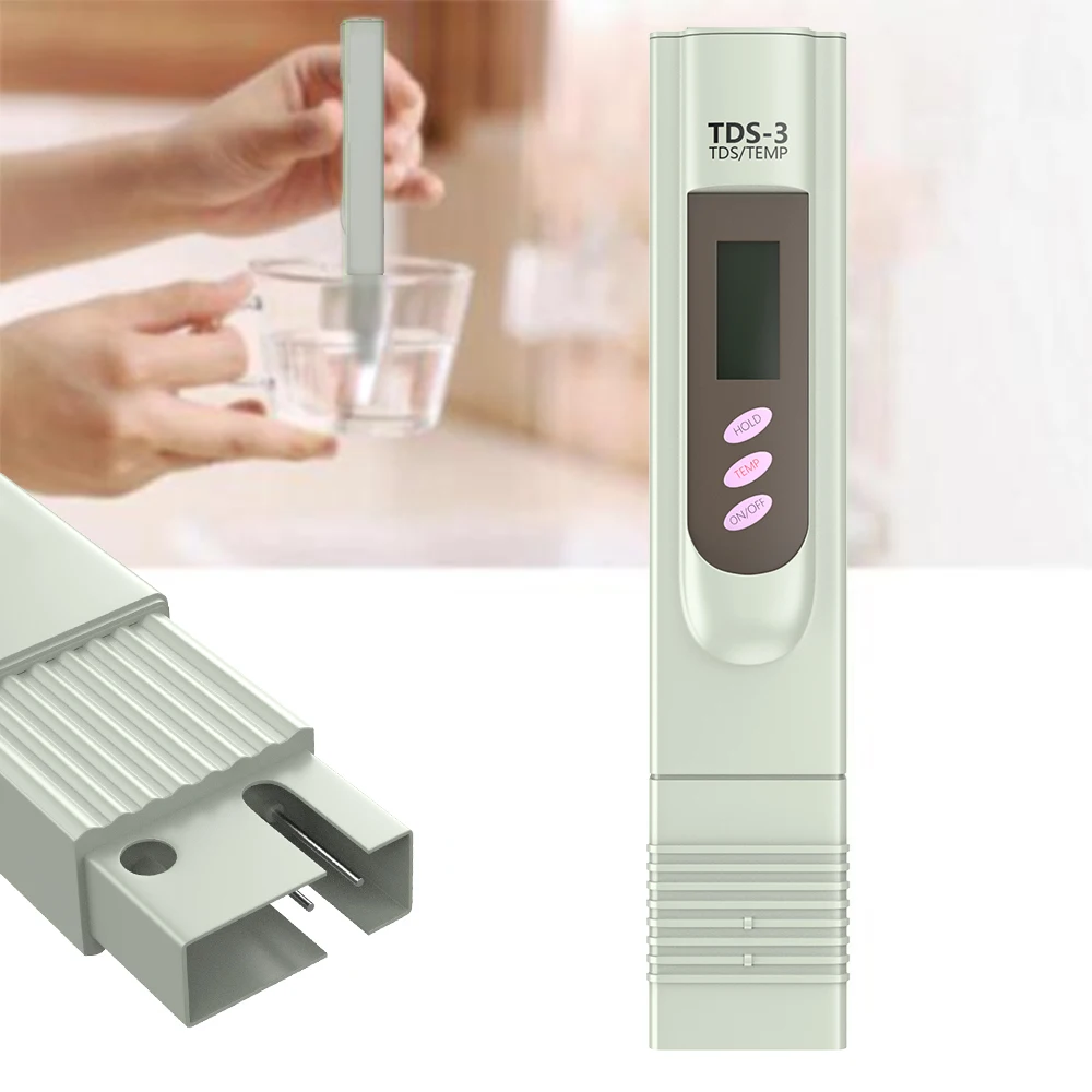 Digital PH EC TDS Meter Tester Temperature Pen Water Purity PPM Filter Hydroponic for Aquarium Pool Water Monitor water quality tester
