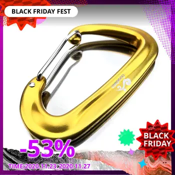 

8PCS Colorful Aluminium Alloy Carabiner Multi-function Tool Mountaineering Buckle With Lock Camping Hook