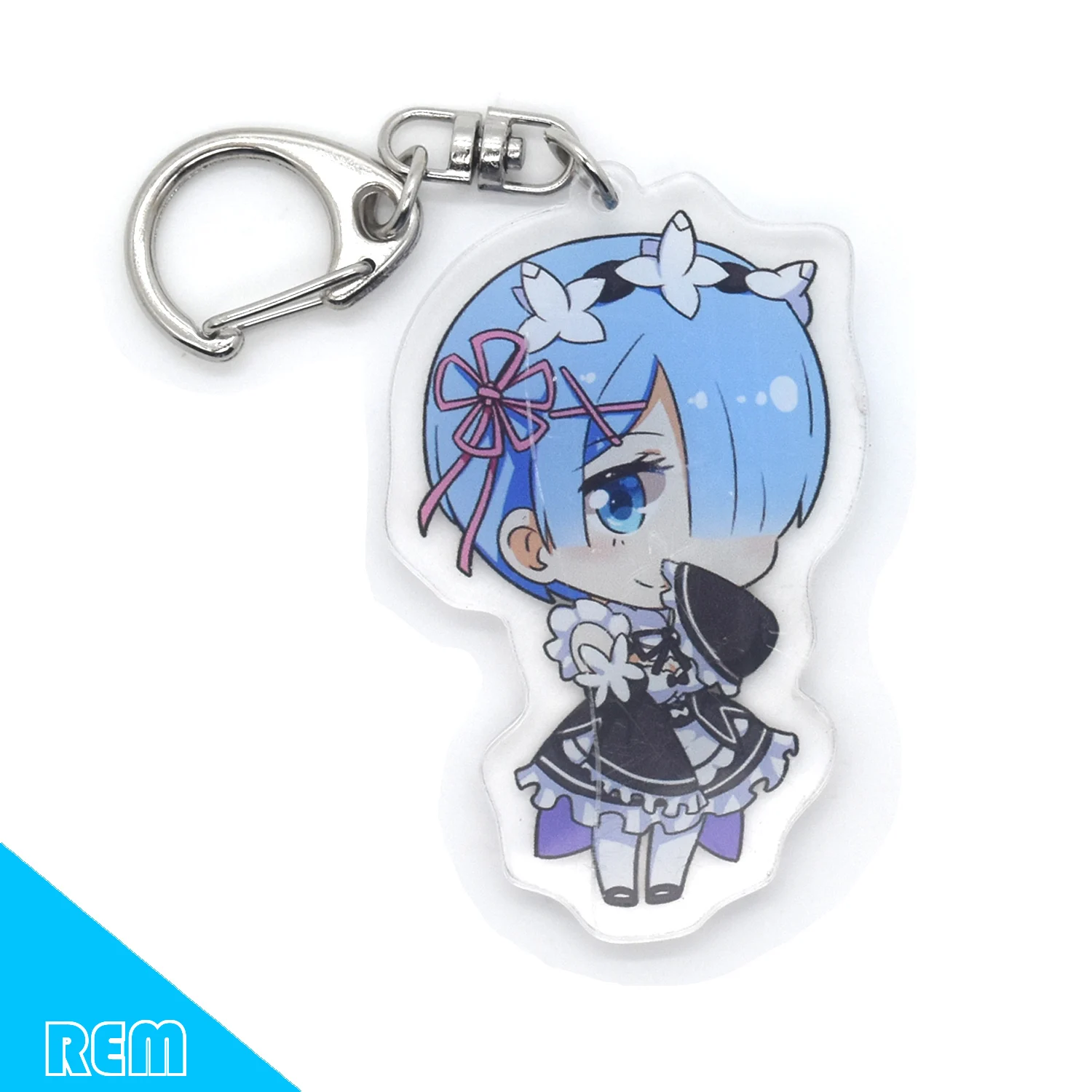 Re Zero Anime Ram Rem Double Sided Key Chain Gifts Merchandise Automotive Springcanyonwsd Com