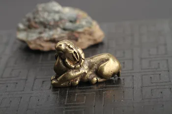 

Brass solid goat bronze car handle handmade art collection