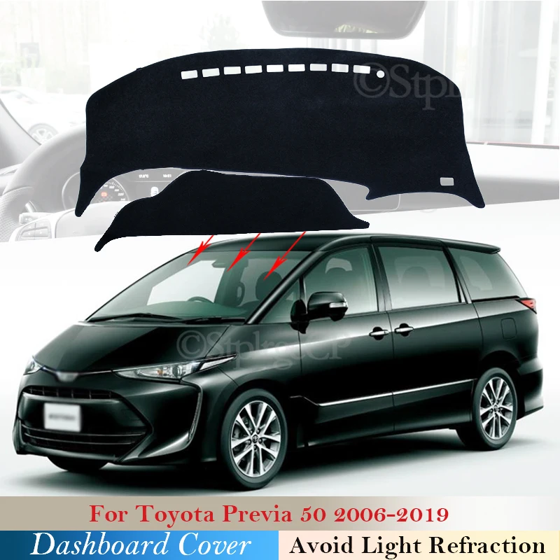 Защитная накладка на приборную панель для Toyota Previa 50 2006 ~ 2019 XR50 Estima Tarago аксессуары