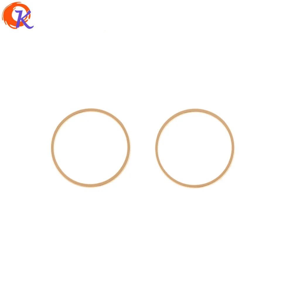 Cordial Design 100Pcs 18*18MM Jewelry Accessories/Hand Made/Genuine Gold Plating/Round Ring Shape/DIY Making/Earring Findings | Украшения и