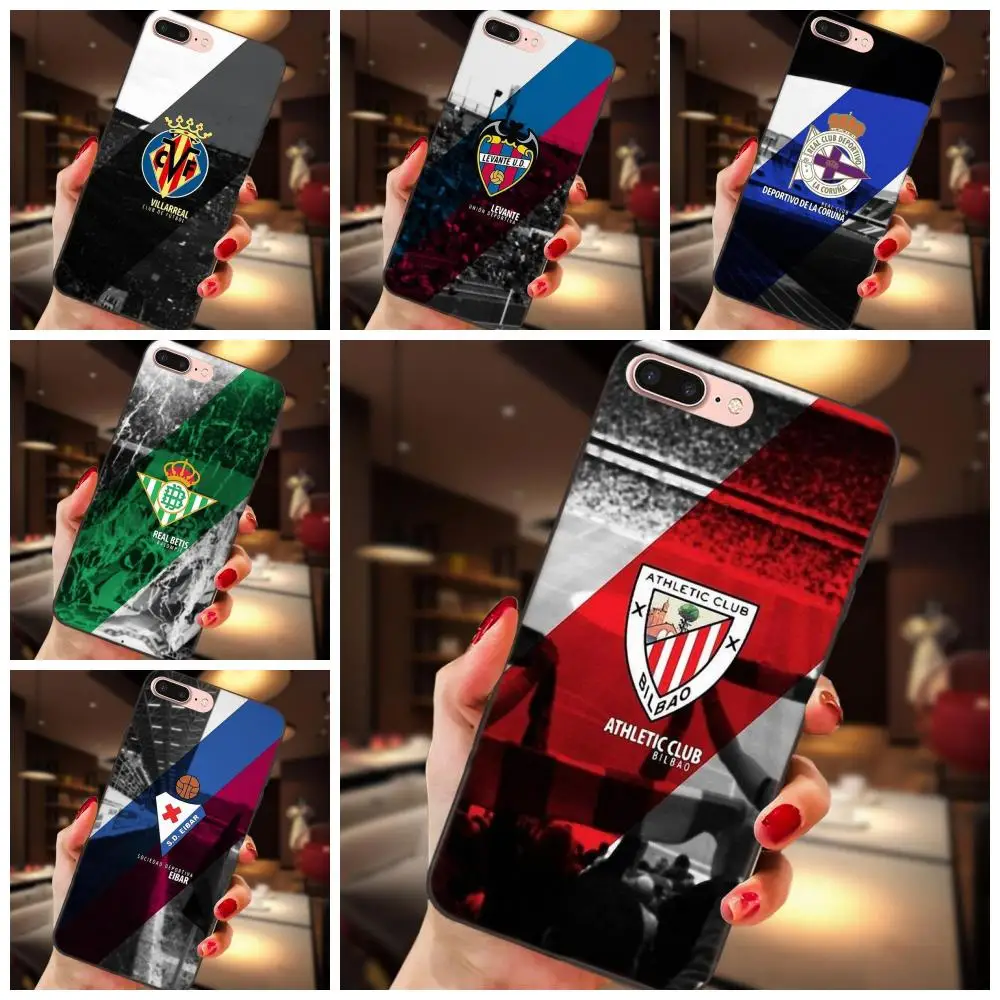 Мягкий телефон Quinn La Liga Fc с логотипом для huawei Y3 Y5 II Y6 Y7 Y9 nova 2 Plus 2S 3i 4 Lite Prime 2017 2018 2019 |
