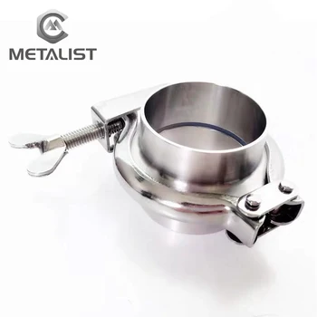 

METALIST 1.5"-4 Tri Clamp Set Ferrule OD SS304 Stainless Steel Stamping Sanitary Tri Clamp + Weld + Gasket