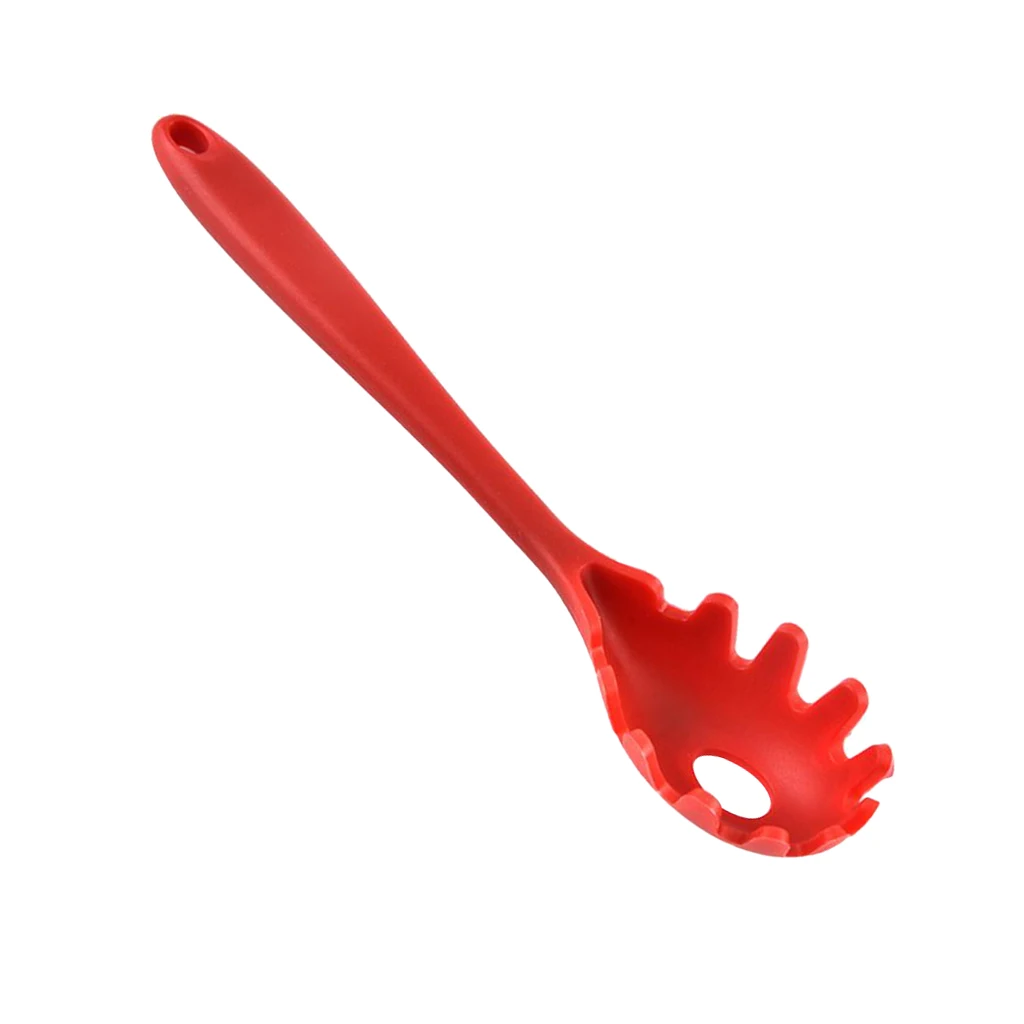 Silicone Pasta Server, Spaghetti Fork Spoon Tongs, for Vegetables, Noodles, Macaroni
