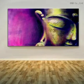 

100% Handmade Beautiful Modern Buddha Oil Painting On Canvas