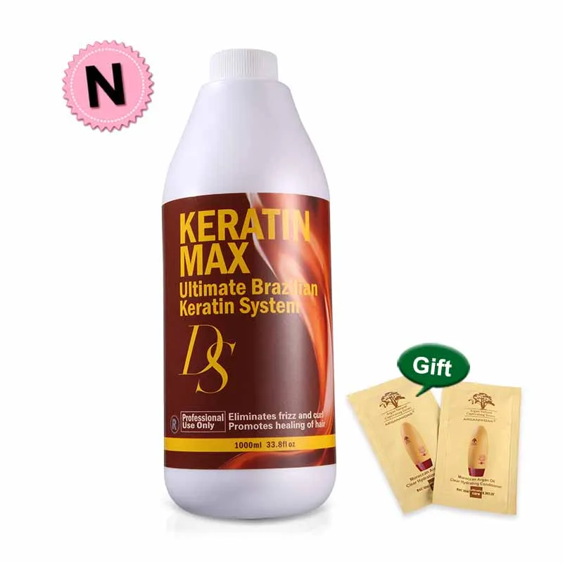 

5sec advanced keratin hair 1000ml professional brazilian keratin hair treatment straightening 5% eliminate frizz &make Shiny