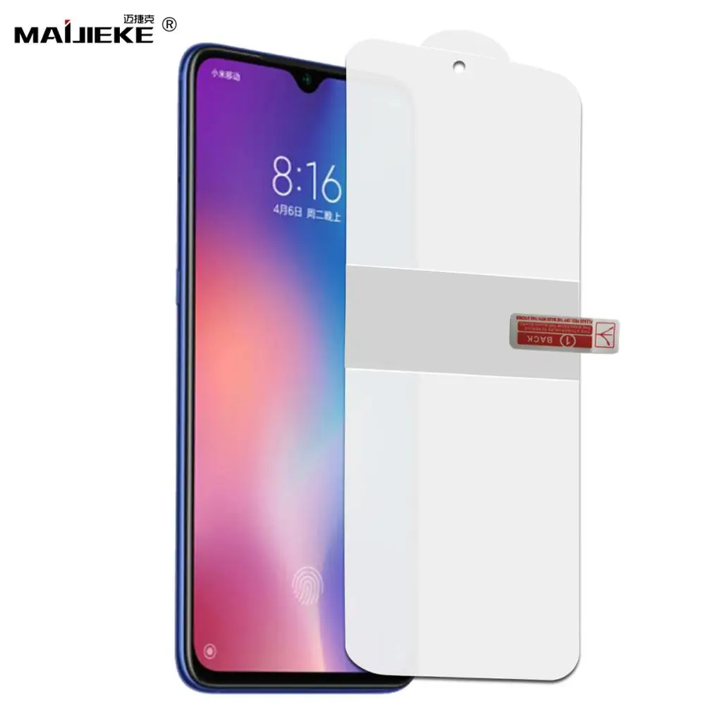 

15D Hydrogel Film Screen Protector For Xiaomi Redmi K20 Pro Note 7 GO Mi 9 SE CC9 CC9e Protective film Redmi 7 Not glass