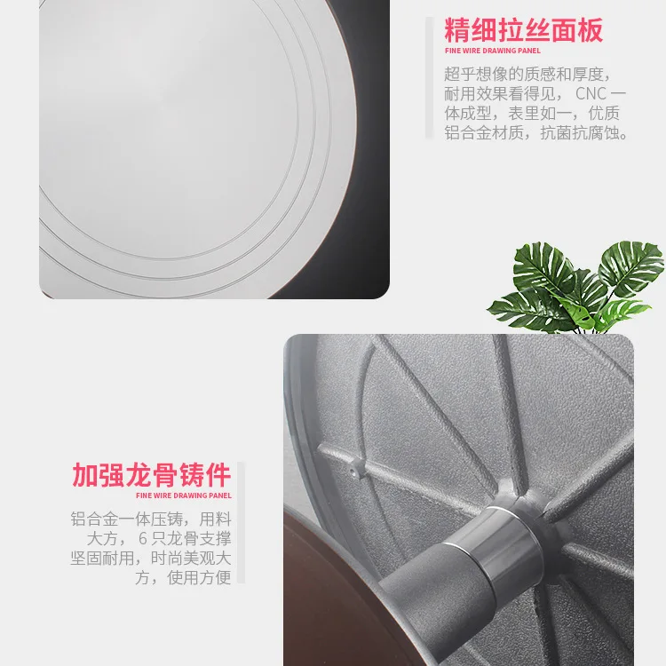 Plaques tournantes,12 pouces en alliage d'aluminium plateau tournant