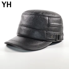 Мужская бейсболка из натуральной кожи, брендовая Повседневная Бейсболка из овечьей кожи, стиль, бейсболка из натуральной овечьей кожи
