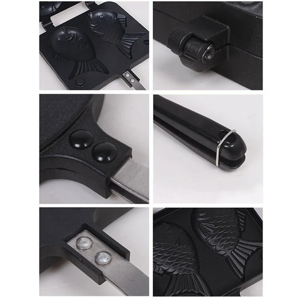 Kitchen Biscuit Tool Dual Fish-Shaped Pastry Cake Mold Bakeware Non-stick Mould Pan DIY