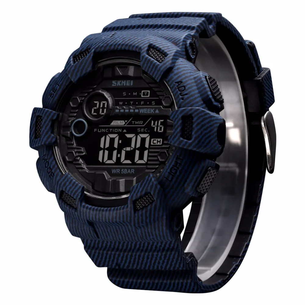 SKMEI цифровые часы мужской секундомер отсчет наручные часы для мужчин спортивные электронные мужские часы будильник часы Montre Homme 1472