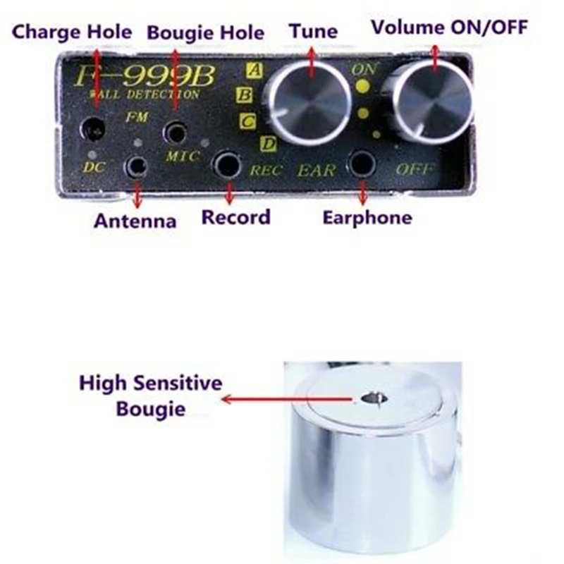 DIY F999B SUPER Strength Wall Microphone Voice