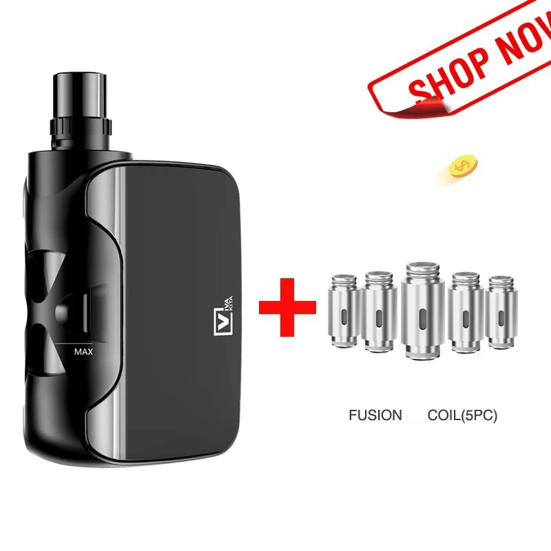 

ClearanceGift Original Vaptio Fusion SP vape electronic cigarettes kit with 1500mAh built in battery 2ml Atomizer ecig 50w