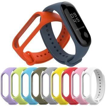 

High quality Replacement Smart Accessories m3 Bracelet Watch Solid Color Wristband Material Wrist-Strap Band3 Strap