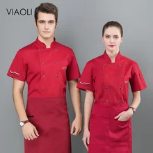 Best Price M-3XL Men and women embroidery chef uniforms restaurant hotel Double breasted catering bakery cotton Chef Jackets waitress shirt Best Price M-3XL Men and women embroidery chef uniforms restaurant hotel Double breasted catering bakery cotton Chef Jackets waitress shirt