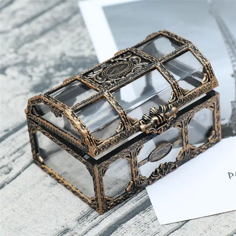 

Transparent Treasure Box Drawing Texture Pirate Treasure Box Treasure Chest Box Treasure Chest Storage Box For Gem Crystal