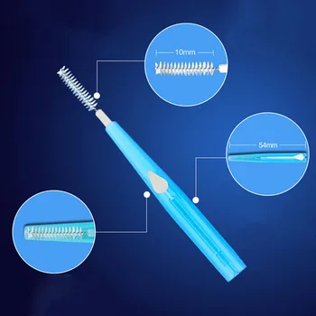 

10pcs Adults Interdental Brush Clean Between Teeth Floss Toothpick Oral Care Tool Floss Sticks Oral Hygiene