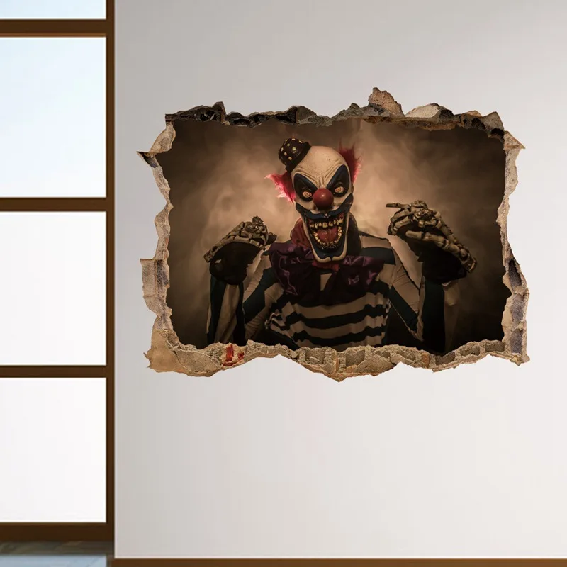 Foreign Trade New Style Halloween Zombie Creative Wall Decal Cool Decoration Horror Amazon Halloween Wall Stickers Mural