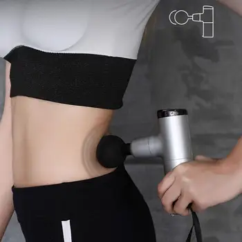 

Mini Portable Fascia Gun Muscle Relaxer Electric Massager Physiotherapy Fitness Weight Relax Massage Muscle Loss D9A8