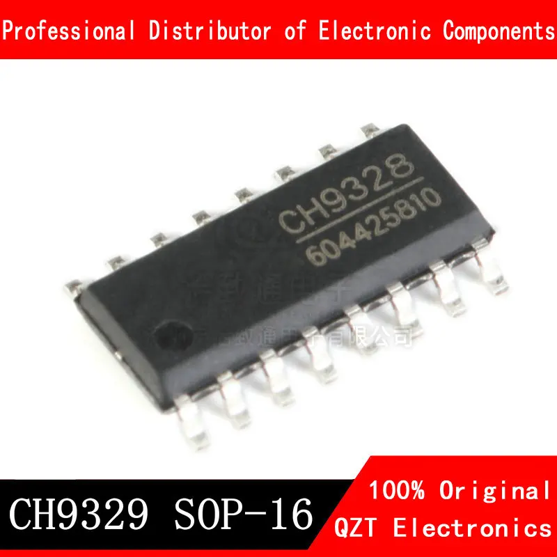 10pcs/lot CH9329 9329 SOP-16 new original In Stock 10pcs lot fod8316r2v sop fod8316 fod8316r2 fod8316v sop 16 new original in stock