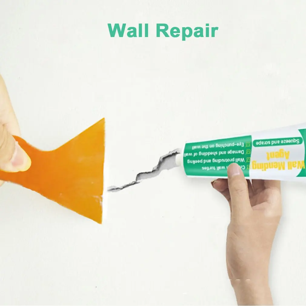 White Latex Paint Waterproof Wall Plaster Wall Paint Repair Crack Nail Eye Putty Powder Operation Simple Safe Home