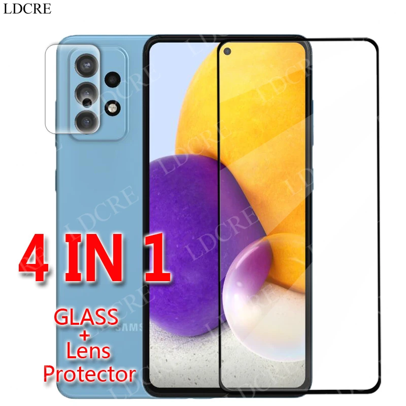 For Samsung Galaxy A73 Glass Screen Lens Clear HD Protector Film For Samsung Galaxy A73 Tempered Glass For Samsung A73 Glass glass cover mobile