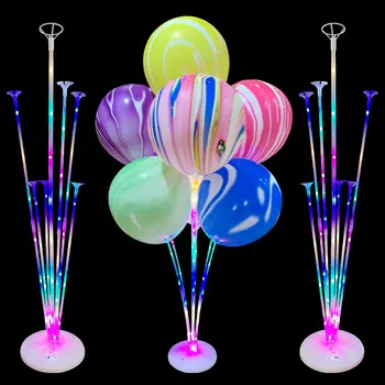 

1/2Set Led Balloons Stand Column Balloon for Wedding Decor Birthday Party Decoration Adult Kids Baby Shower Boy Girl Air Globos