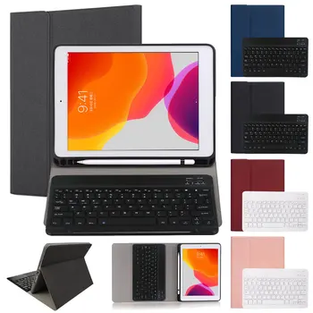

PU Leather Keyboard Cover For iPad 10.2 inch 2019 Case Wireless Keyboard Tablet Cover For iPad 7th Gen A2197 Protective Case