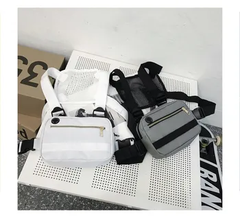 

Men Women Chest Rig Vest Bag Hip Hop Streetwear Backpack Adjustable Tactical Chest Bags Fanny Pack Streetwear Waist Packs
