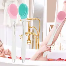 Бомбочки для ванны, электрическая щетка для ванны, очищающая тело, Успокаивающая, с длинной ручкой, водонепроницаемая, Массажная щетка для душа, аксессуары для ванной