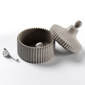 

Concrete Candy Jewelry Box Silicone Mold Cement Storage Mould Craft Resin Clay Tools
