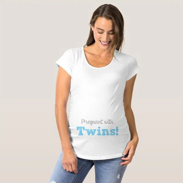 Upgrade your maternity wardrobe with the trendy and cute Baby printing Pregnant Women T-Shirt, available at a 50% discount. Made from comfortable COTTON and Polyester fabric, this versatile tee with a regular collar and short sleeves is perfect for stylish moms-to-be.