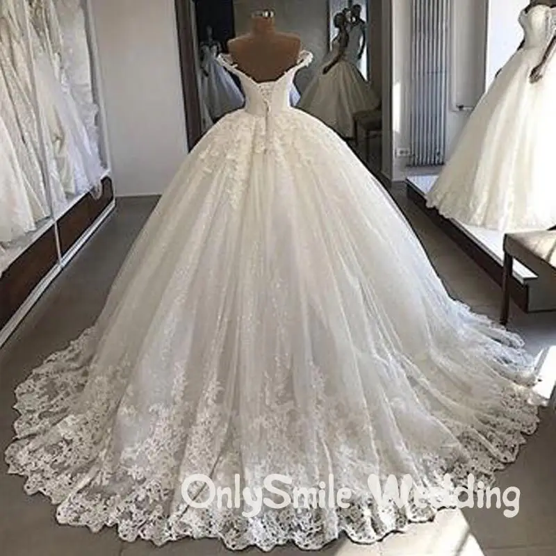 Винтажное свадебное платье Vestidos De Novia Casamento, бальное платье с открытыми плечами, свадебная Кружевная аппликация, платье Robe De Mariee Trouwjurk