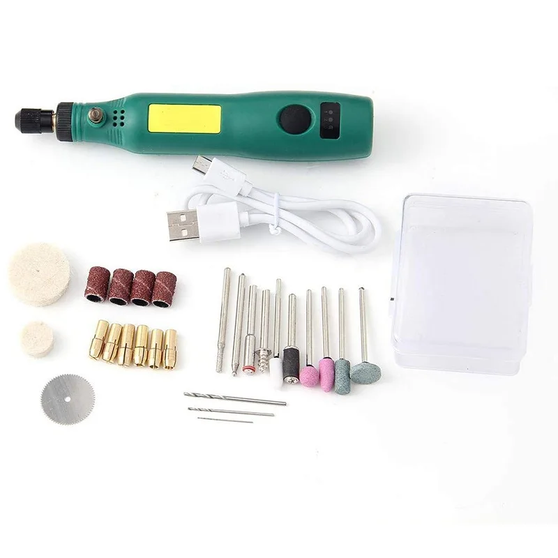 5V USB Charging Electric Grinder Set Li-ion Mini Drill Screwdriver Electric Drill Engraver for Grinding new