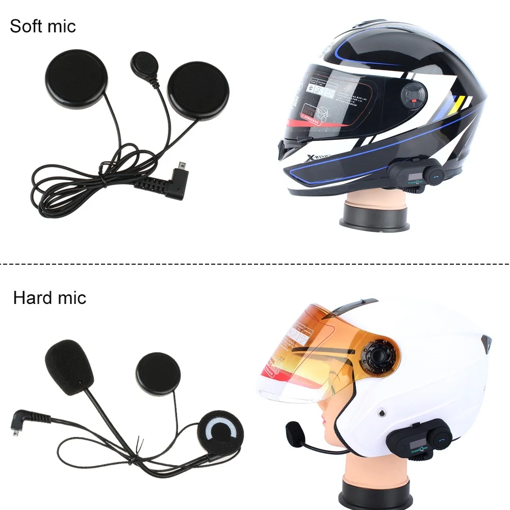  1 unidad TCOM-SC Bluetooth intercomunicador de casco de motocicleta BT Interphone pantalla LCD FM R