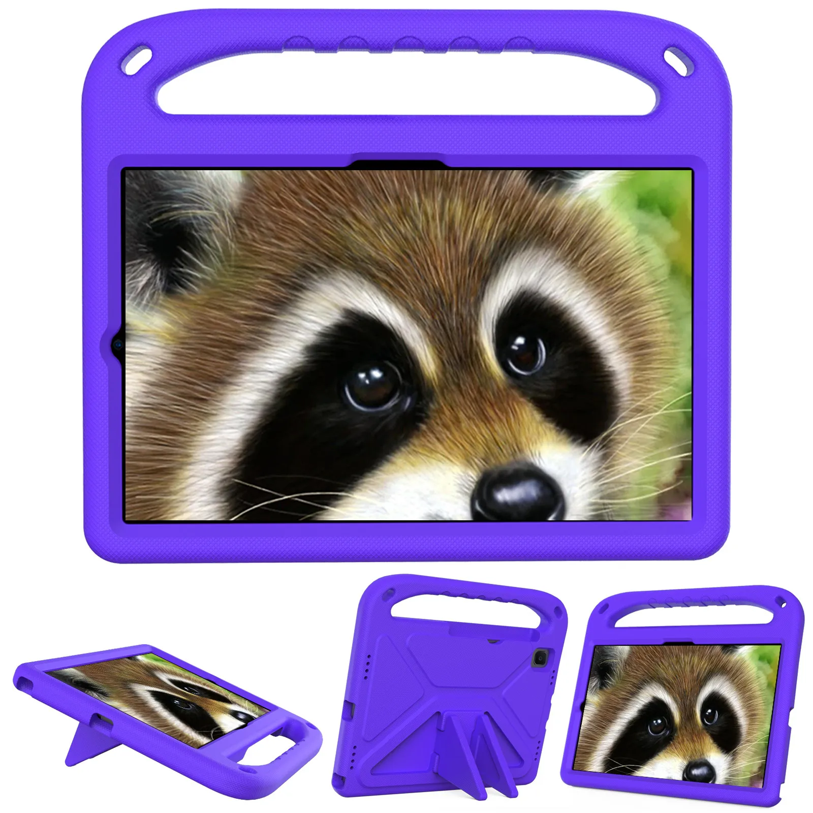 Kids Safe EVA Tablet Case For Samsung Galaxy Tab A7 Lite 8.7 2021 SM-T220 T225 Galaxy Tab A7 10.4 SM-T500 Shoulder Strap Cover
