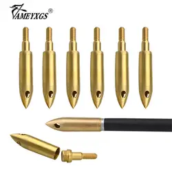 9/12 шт. стрельба из лука 126 наконечники для стрел grain Broadheads сигнала цель наконечник вставки резьбы стрела для стрельбы точка советы для