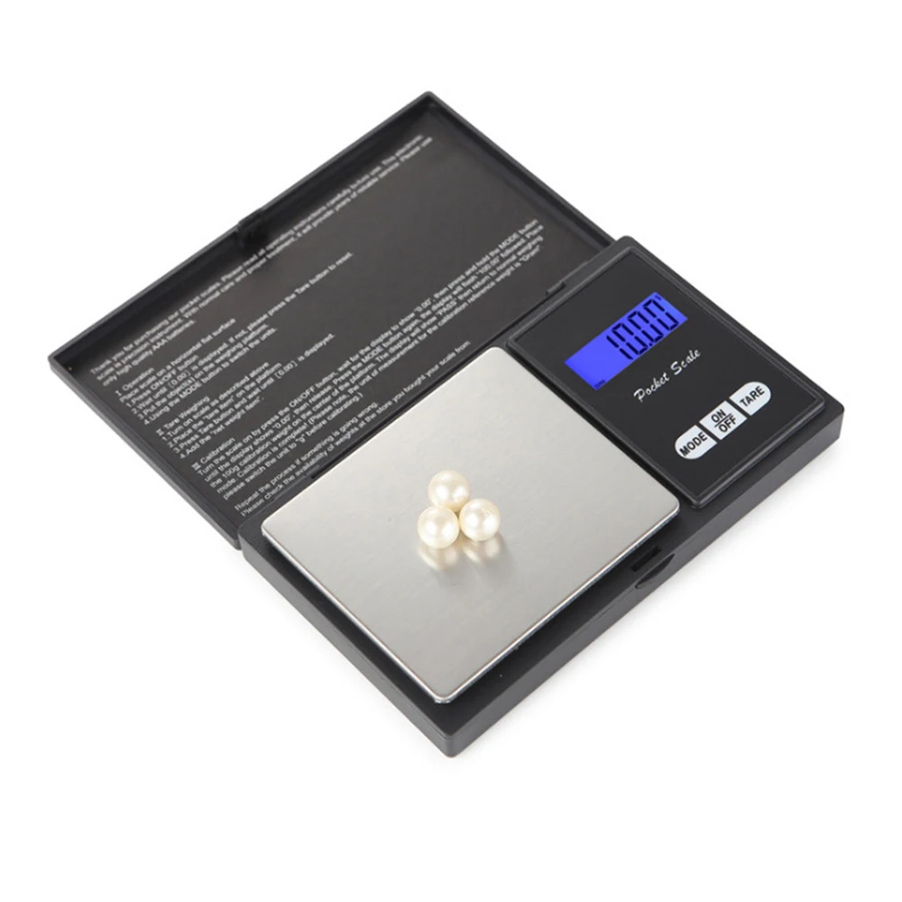 

Pocket Scale Digital Scale 100/200/500/600g 0.01/0.1g Precise LCD Display mini scale Gram weight scale for Kitchen Jewelry Drug