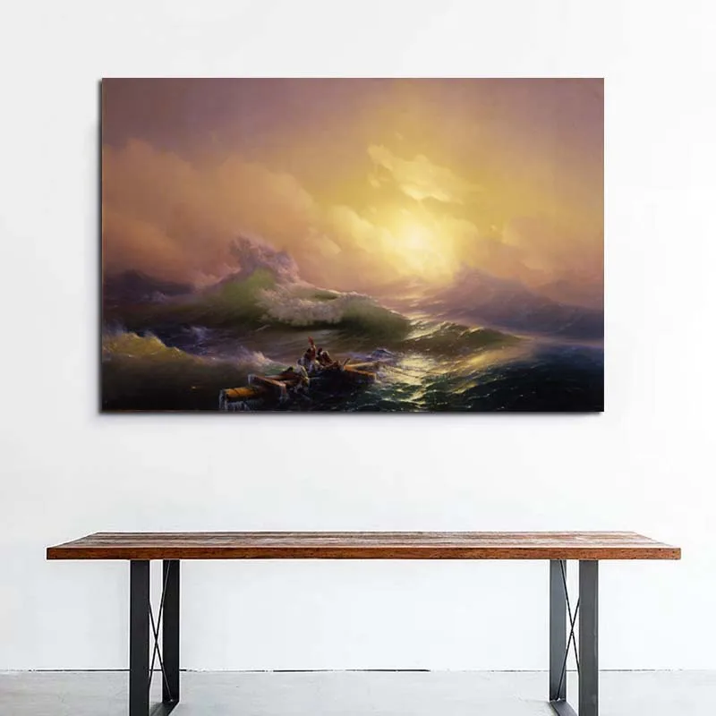 Ivan Aivazovsky Sea Scene Canvas Painting Print Living Room Home Decoration Artwork Modern Wall Art Oil Posters Picture | Дом и сад
