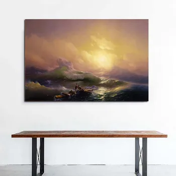 

Ivan Aivazovsky Sea Scene Canvas Painting Print Living Room Home Decoration Artwork Modern Wall Art Oil Painting Posters Picture
