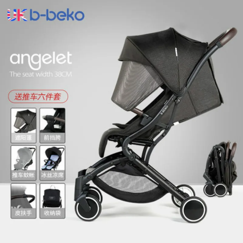 B-BEKO, детская коляска, легкая, складная, для новорожденных, для путешествий, удобная, безопасная, четыре колеса, коляска, багги, От 0 до 3 лет