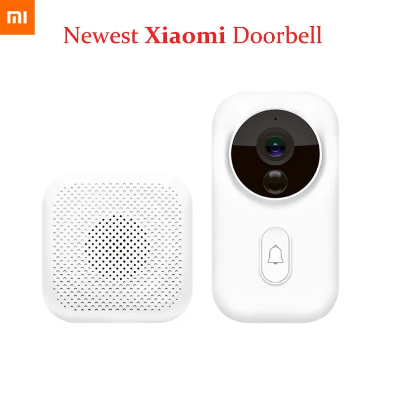 Xiaomi Mijia 720P сменный звук домофон умный wifi видео дверной звонок идентификация AI ИК ночного видения Обнаружение движения