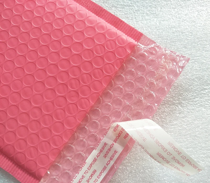 Новое поступление 15x20+ 4 см 25 шт./лот розовый пузырьковый конверт для почты конверты с мягким вкладышем почтовый мешок самозапечатывающийся