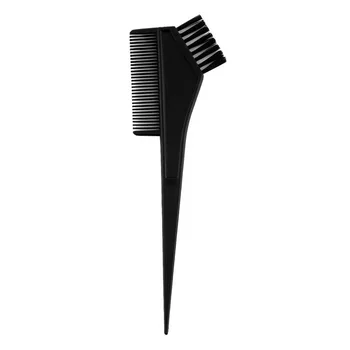 

1Set Black Plastic Hair Dye Colouring Brush Comb Mixing Bowl Barber Salon Tint Hairdressing Styling Tools Escova Tinge Cabelos