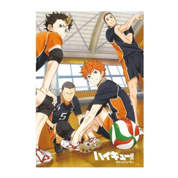 

8Pcs Volleyball Boy Digital Paint Haikyuu Japan Style Cartoon Poster Modular Painting Anime Posters papel de parede